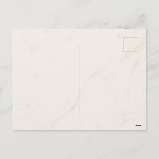 Elegant 2 Photo Christmas Card Feestdagenkaart (Achterkant)