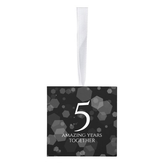 Elegant 2e Roos Quartz Wedding Jubileum Kubus Ornament (Rechts)