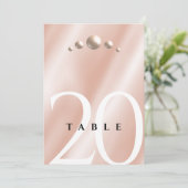 Elegant 30th 46th Pearl Wedding Jubileum Kaart (Staand voorkant)