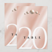 Elegant 30th 46th Pearl Wedding Jubileum Kaart (Voorkant / Achterkant)