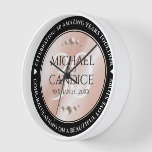 Elegant 30th Pearl Wedding Jubileum Celebration