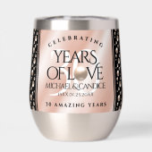 Elegant 30th Pearl Wedding Jubileum Celebration (Achterkant)