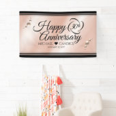 Elegant 30th Pearl Wedding Jubileum Celebration Spandoek (Insitu)