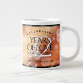 Elegant 32e Bronze Wedding Jubileum Extra Grote Beker (Rechts)