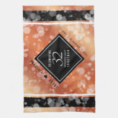 Elegant 32e Bronze Wedding Jubileum Theedoek (Verticaal)