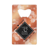 Élégant 32ème anniversaire de Mariage de bronze (Devant)