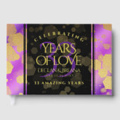 Élégant 33e anniversaire du Mariage Améthyste (Recto)