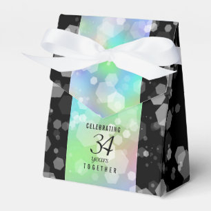 Elegant 34th Opal Wedding Jubileum Celebration Bedankdoosjes