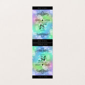 Elegant 34th Opal Wedding Jubileum Celebration Kaart (Buitenkant ongevouwen)