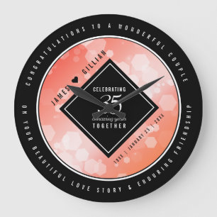 Elegant 35th Coral Wedding Jubileum Celebration Grote Klok