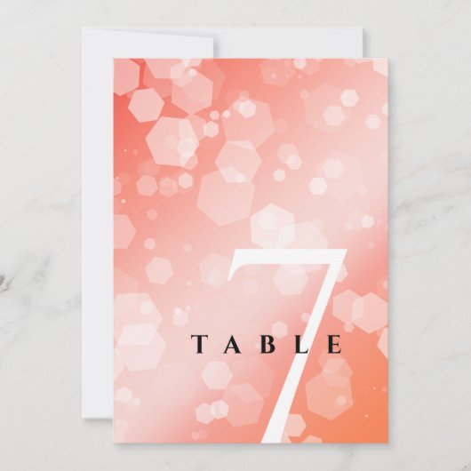 Elegant 35th Coral Wedding Jubileum Kaart (Voorkant)