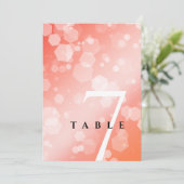 Elegant 35th Coral Wedding Jubileum Kaart (Staand voorkant)