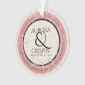 Élégant 37e anniversaire du Mariage Alabaster (devant)