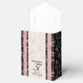 Elegant 37th Alabaster Wedding Jubileum Bedankdoosjes (Geopend)