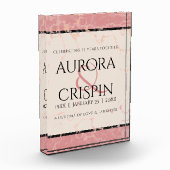 Elegant 37th Alabaster Wedding Jubileum Fotoblokken (Links)