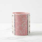 Elegant 37th Alabaster Wedding Jubileum Mok (Midden)