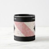 Elegant 37th Alabaster Wedding Jubileum Mok (Midden)