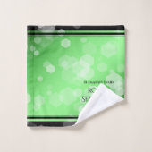 Élégant 38e anniversaire d'émeraude (Gant de toilette)