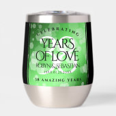 Élégant 38e anniversaire du Mariage Emeraude (Avant)