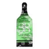 Elegant 38th Emerald Wedding Jubileum Snijplank (Voorkant)