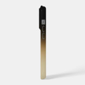 Elegant 3D Gold Heart Minimalist Black & Gold Grad (Côté gauche)