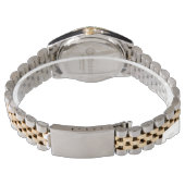 Elegant 3rd Leather Wedding Jubileum Horloge (Achterkant)