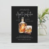 Élégant 40e anniversaire Invitation Homme - Thème  (Debout devant)