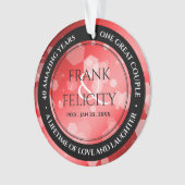 Élégant 40ème 80ème anniversaire de Ruby Mariage (devant)