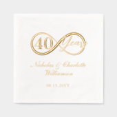 Elegant 40th Anniversary Milestone Infinity Love (Recto)