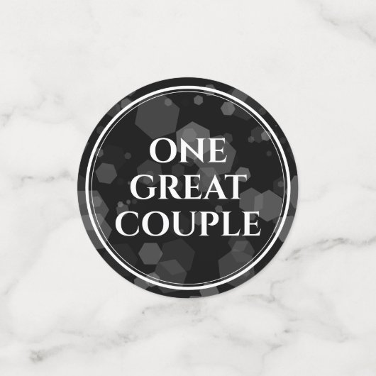 Elegant 40th Ruby Wedding Jubileum Celebration Confetti (Kleine voorkant)