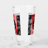 Elegant 40th Ruby Wedding Jubileum Celebration Glas (Links)