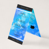 Élégant 41ème anniversaire Mariage de Topaz Bleu (Back)