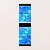 Élégant 41ème anniversaire Mariage de Topaz Bleu (Outside Unfolded)