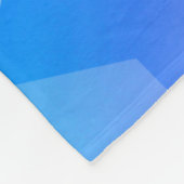 Elegant 41st Blue Topaz Wedding Jubileum Fleece Deken (Hoek)