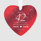 Élégant 42e anniversaire du Mariage Jasper (devant)