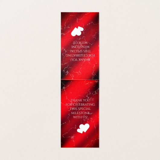 Élégant 42e anniversaire du Mariage Jasper (Inside Unfolded)