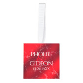 Elegant 42e Jasper Wedding Jubileum Kubus Ornament (Voorkant)