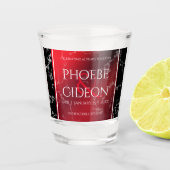 Elegant 42e Jasper Wedding Jubileum Shot Glas (Voorkant)