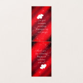 Elegant 42e Jasper Wedding Jubileum Table Card Kaart (Binnenkant ongevouwen)