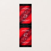 Elegant 42e Jasper Wedding Jubileum Table Card Kaart (Buitenkant ongevouwen)