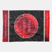 Elegant 42e Jasper Wedding Jubileum Theedoek (Horizontaal)