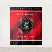 Elegant 42e Jasper Wedding Jubileum Wandkleed (Voorkant)