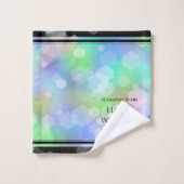 Elegant 43rd Opal Wedding Jubileum Celebration Bad Handdoek (Wasdoekje)