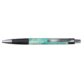Elegant 44th Turquoise Wedding Jubileum Pen (Achterkant)