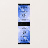 Élégant 45e anniversaire de Mariage Sapphire (Outside Unfolded)