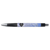 Elegant 45th Sapphire Wedding Jubileum Pen (Voorkant)