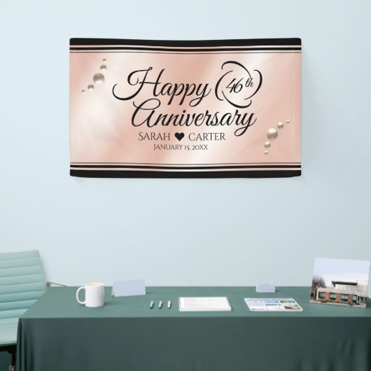 Elegant 46th Pearl Wedding Jubileum Celebration Spandoek (Beurs)