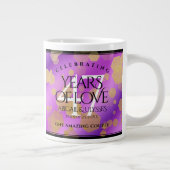 Elegant 47th Amethyst Wedding Jubileum Extra Grote Beker (Rechts)