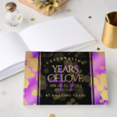 Elegant 47th Amethyst Wedding Jubileum Gastenboek