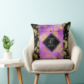Elegant 47th Amethyst Wedding Jubileum Kussen (Stoel)
